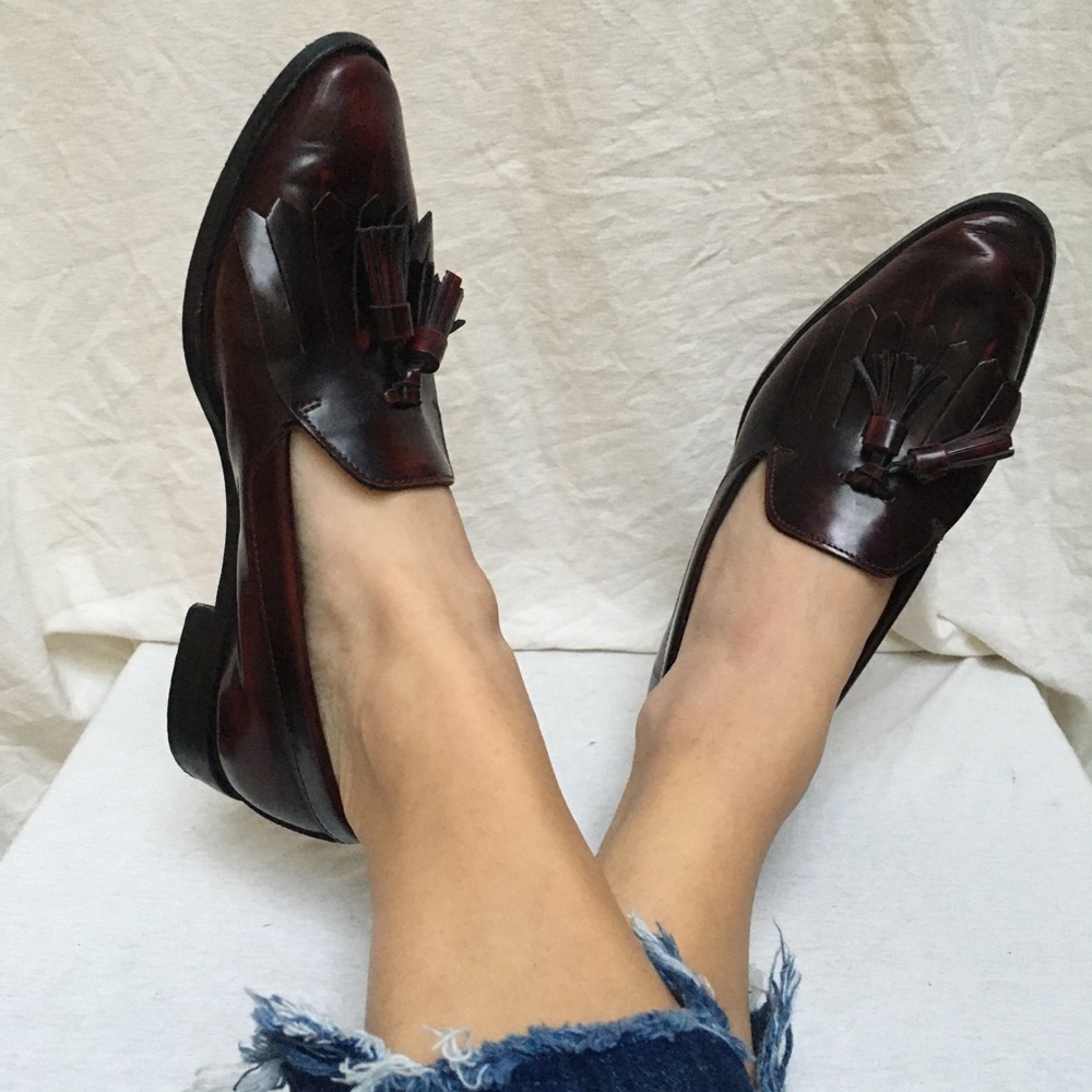 Everlane modern tassel loafers